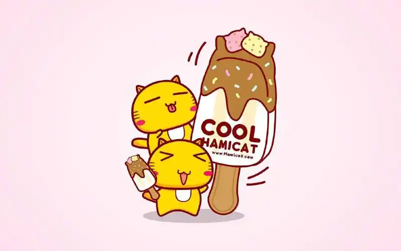 哈咪猫可爱卡通图片桌面壁纸高清大图预览1920x1200_卡通动漫下载_美