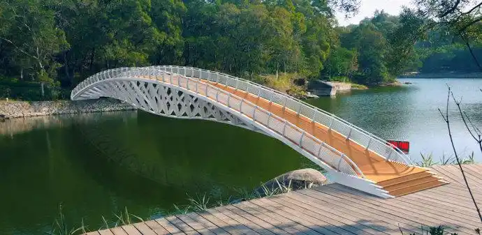 某景区步行桥设计方案示例(欣赏)