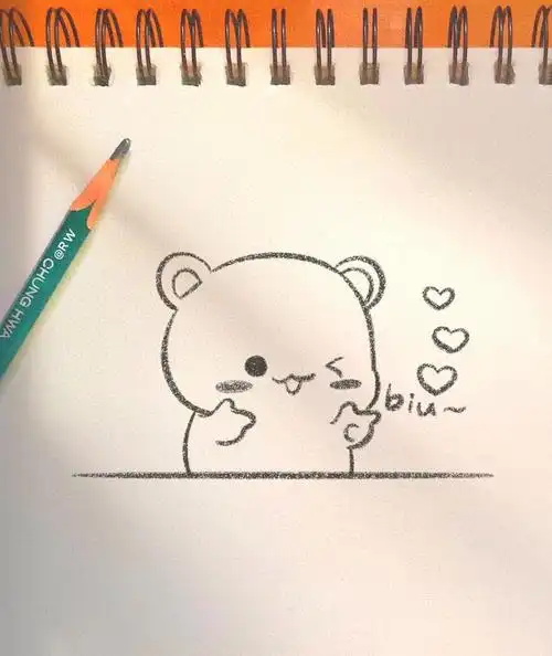 超可爱简笔画过程