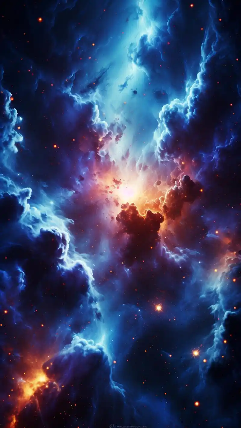 蓝紫色夜空壁纸78梦幻之选