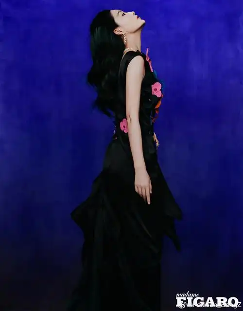 即将亮相费加罗盛典的李沁超话,率先释出了今日造型预览(图一).