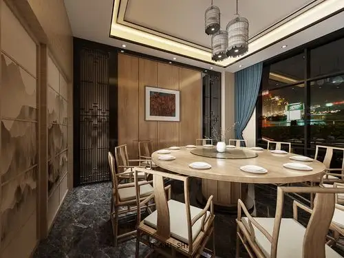 工装-新中式餐厅-包间