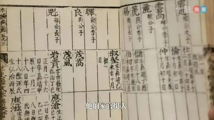 高晓松就和宋怡明教授参观了杂书馆,并且宋怡明教授最爱看的就是家谱