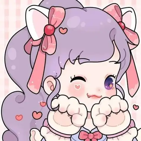 闺蜜团头卡通可爱多人姐妹头像8人组队头像