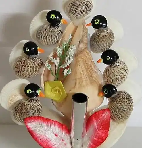 不起眼的贝壳粘起来一不小心成了艺术品贝壳亲子手工附教程