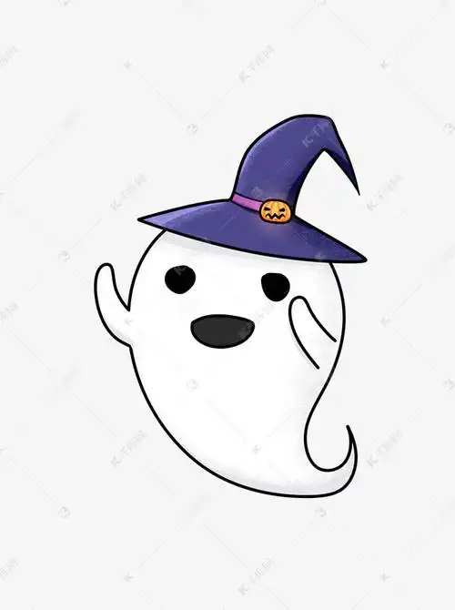 万圣节可爱幽灵