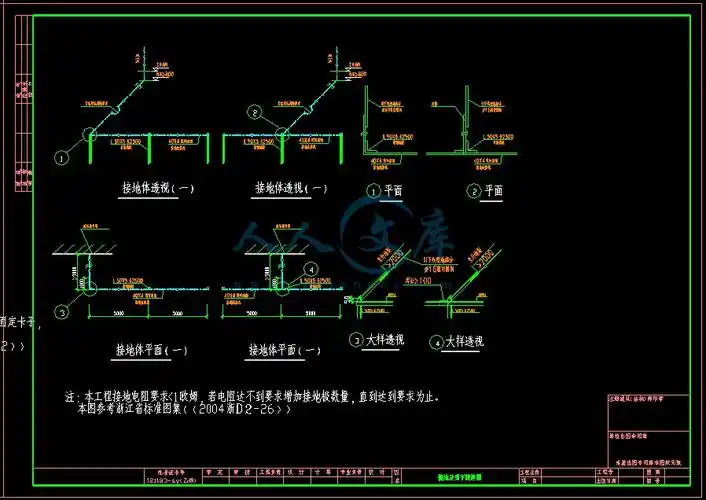 防雷接地节点详图
