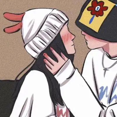 动漫卡哇伊很可爱的二次元情侣头像