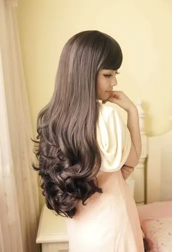 小仙女制作烫花 卷头发造型