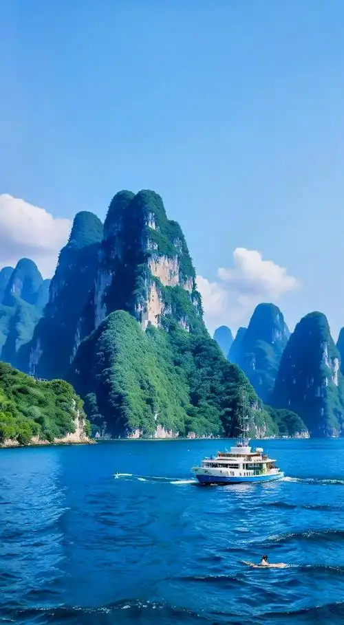 桂林山水美景.#创作灵感 ,漫步桂林,拥抱山水画卷,感受大自 - 抖音