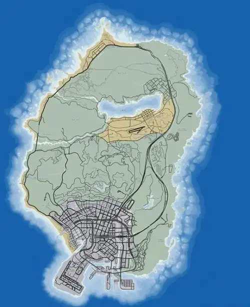 gta5全景高清地图一览