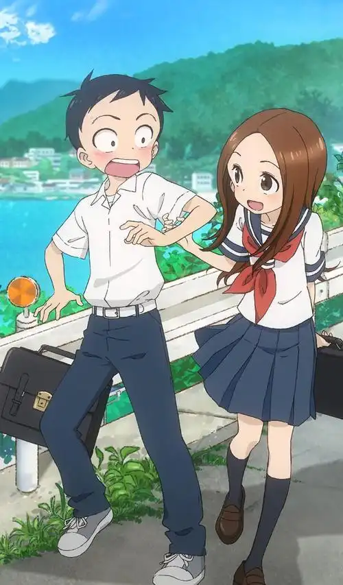 关注壁纸382期擅长捉弄的高木同学日本动漫壁纸手机壁纸