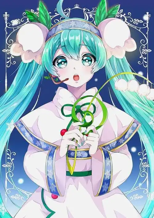 人物手绘,二次元美女动漫插画图集,背景好赞哦