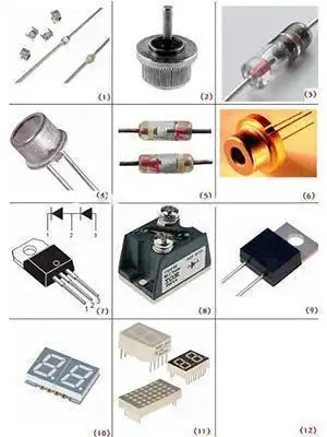 电子入门基础知识之:二极管,三极管图片识别