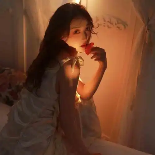 唯美意境真人女生头像