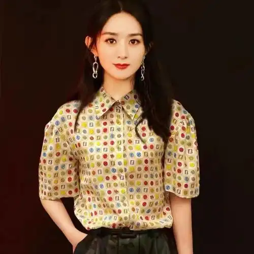 赵丽颖同款衬衫女
