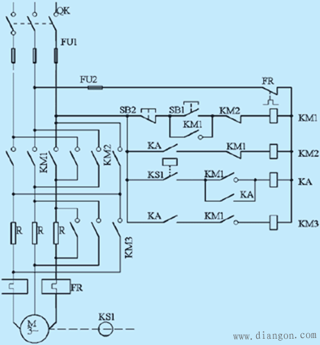 69 电工技术 69 电动机 69 查看内容8 时间继电器控制双速电机