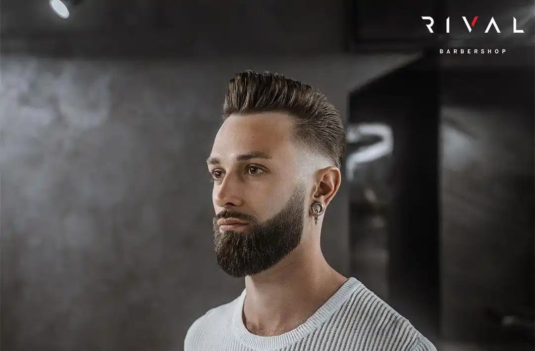 男士低中高渐变发型