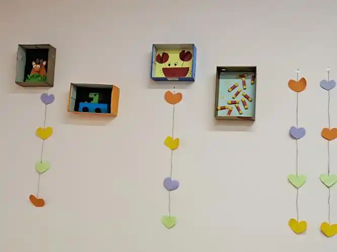 来看我们的手工上墙漂亮吗?