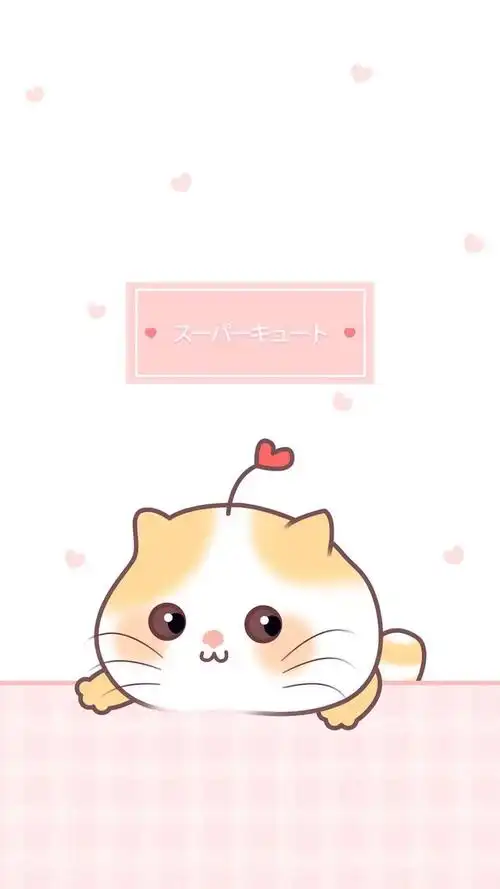猫咪,卡通,猫咪,卡通,呆萌,淘气,2k,手机壁纸可爱的卡通猫咪