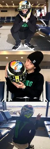 85号赛车手王一博与他的摩托头盔合集_高清图集_新浪网