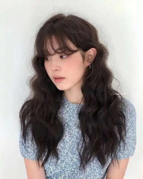 "长发蛋蛋卷"_发型_中国_形象