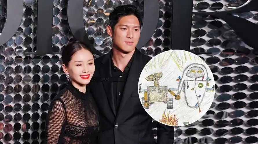 王子文晒吴永恩送的画作表白男友称多才多艺的mrwu