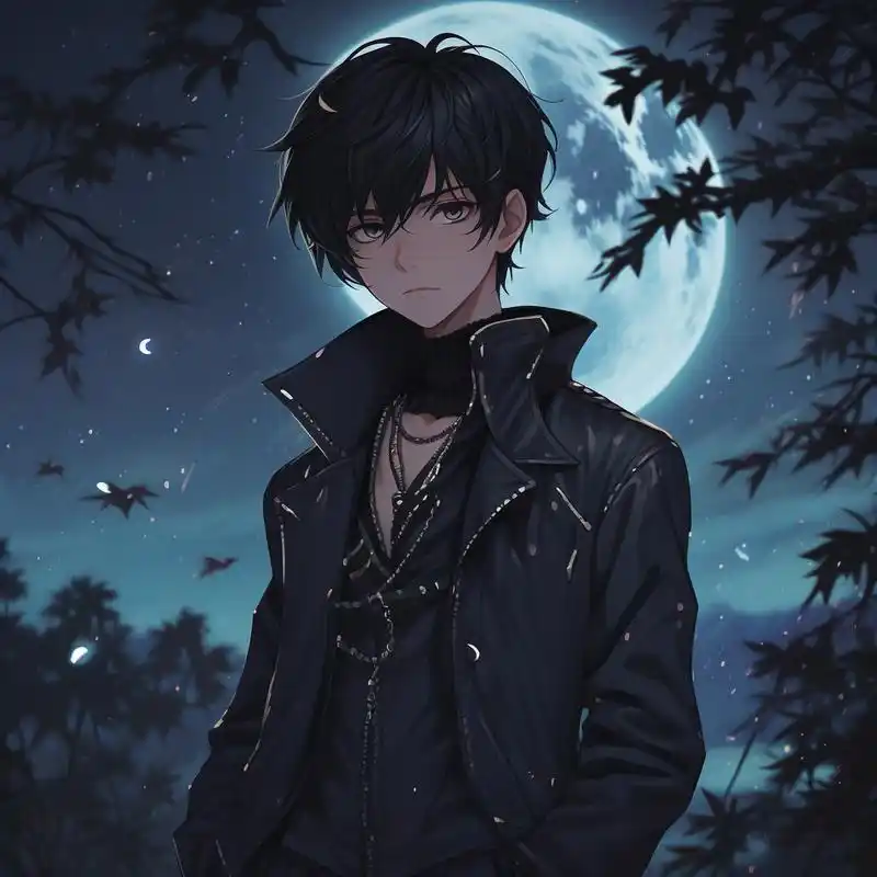 93孤独黑暗系男生动漫头像98