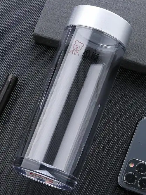 pc透明塑料杯男女士手拿随手防摔无毒耐高温随手杯