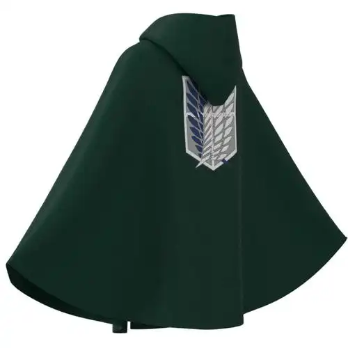 cos进击的巨人艾伦自由之翼兵长斗篷披风服装万圣诞节活动表演服