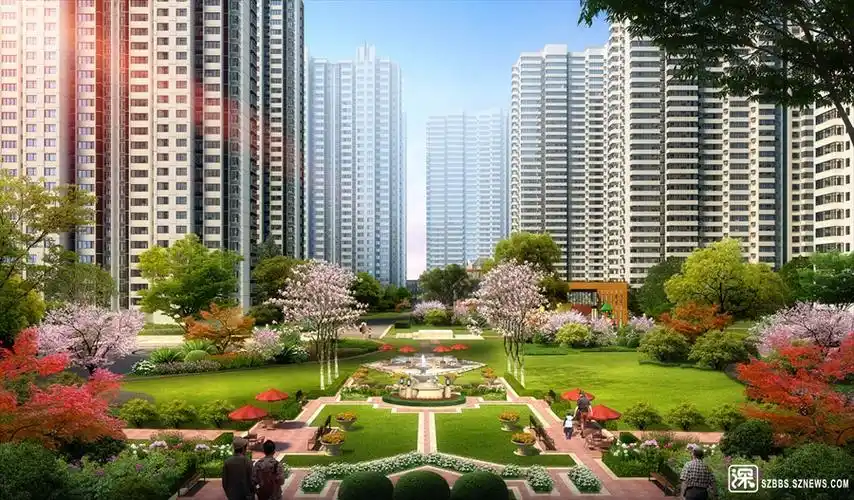 小区绿化.小区局部景观设计案例效果图 - 家居装修 - 深圳论坛