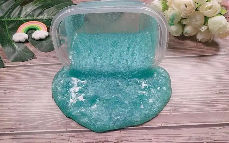 原来自制假水那么简单,清凉解暑的外观,玩起来超级解压