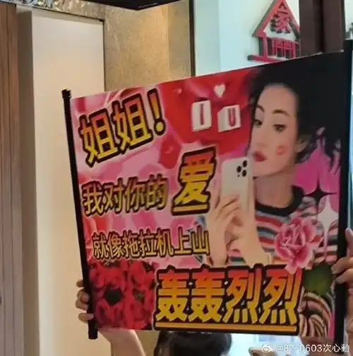 迪丽热巴粉丝活动应援