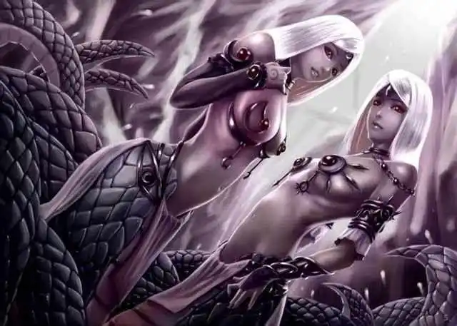 插画/漫画 蛇女妖娆