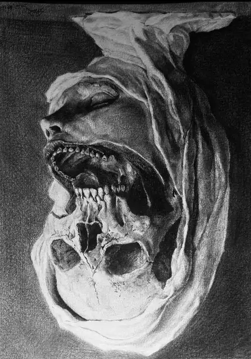 写生雕塑照片#素描  #暗黑  #美术  #艺术  #克苏鲁  #惊悚  #画画