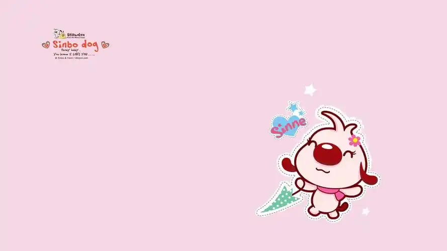 辛巴狗和哈米兔可爱卡通电脑壁纸高清大图预览1920x1080_卡通动漫下载