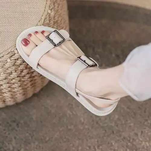 平底凉鞋女夏季新款2022年百搭仙女风时尚一