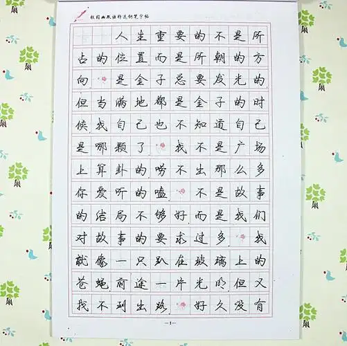 vip批发人生格言行书钢笔字帖学生成人练字同步10本包邮