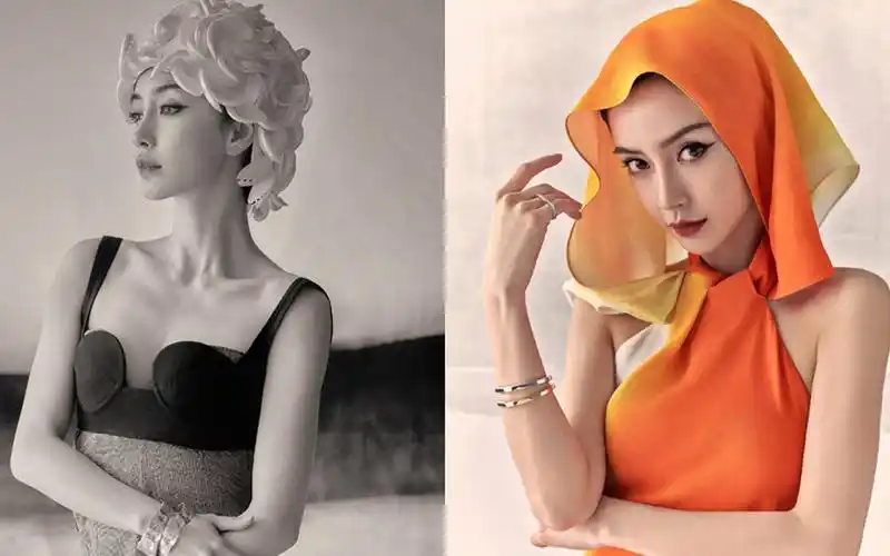 杨颖美杜莎造型大片释出 着多种风格长裙尽显沉静优雅