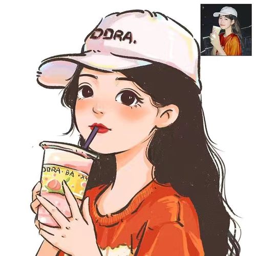 q版手绘头像画卡通真人照片情侣闺蜜漫画头像定制人物画像约稿