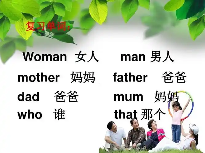 新人教版三年级英语下册_unit2_my_family_parta_第三课时lets_spell