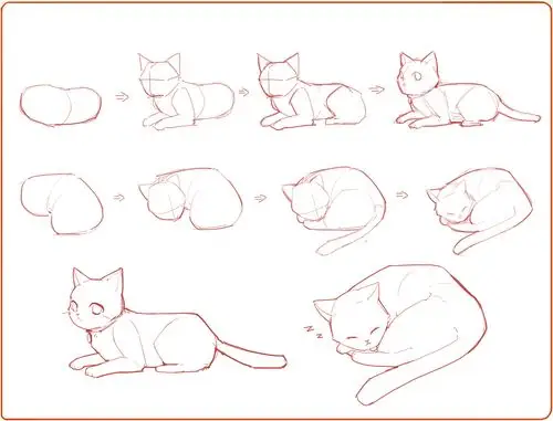 原创教程画猫全干货会画猫咪真的可以为所欲为呢