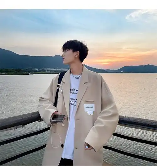 wgai 禁欲欲系男装dk制服套装男2022秋季韩系学院dk制服2021秋季新款