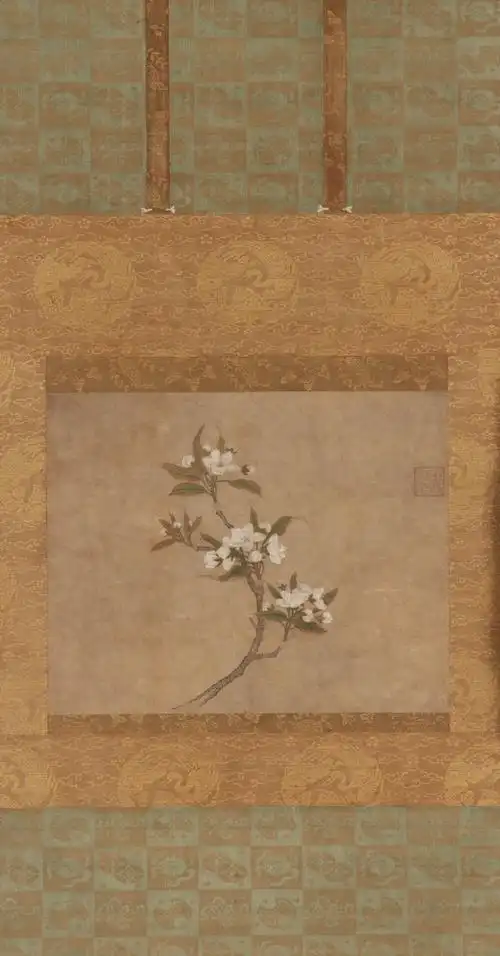 【折枝梨花图】钱选