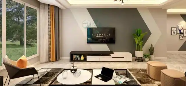 兰舍硅藻泥为你打造时尚拼接背景墙