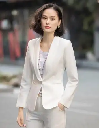 女士小西装套装女2018秋装新款简约气质职业装正装西服两件套工装