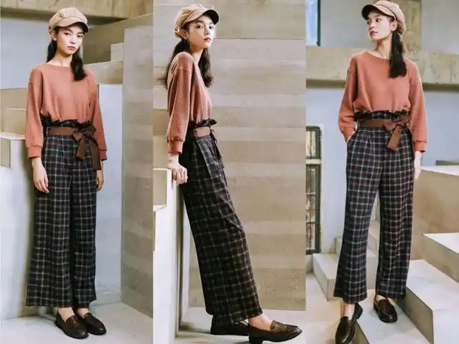 格子裤子配什么鞋子格子裤怎么搭配鞋子