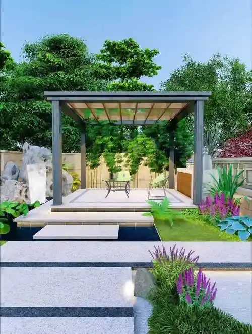 100平简约庭院,造价不高又好看,喜欢的收藏起来