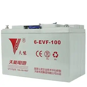 6evf-100ah蓄电池电动汽车扫地车洗地机观光车电瓶12v100ah 天能