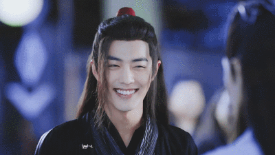 陈情令动图肖战笑